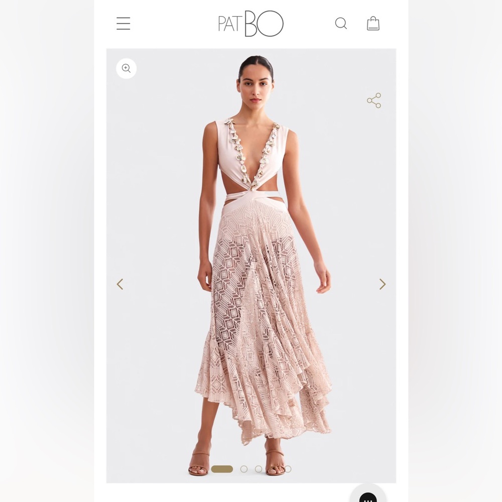 PatBO Pink Maxi Dress